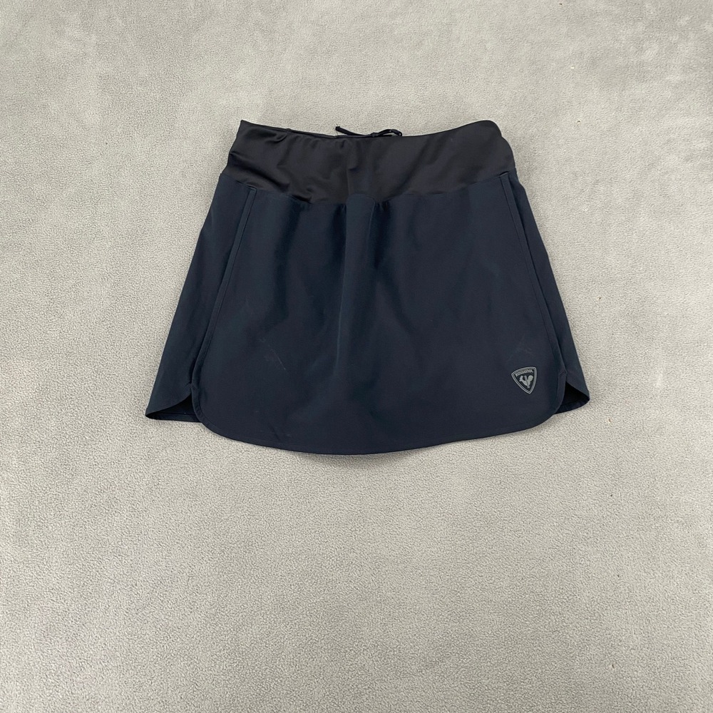 Rossignol Womens Active Skort Black Built-in Shorts Zipper Pocket Size S